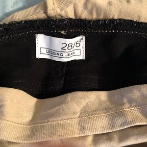 Black maternity jeans